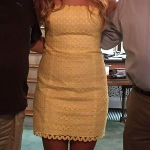 Yellow Lilly Pulitzer dress